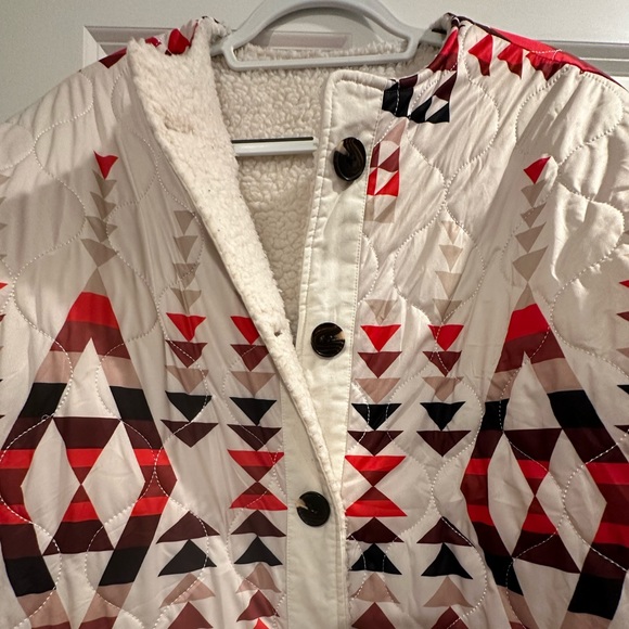 Pendleton x Aqua (Bloomingdale’s) Faux Shearling Reversible Coat - Picture 4 of 7